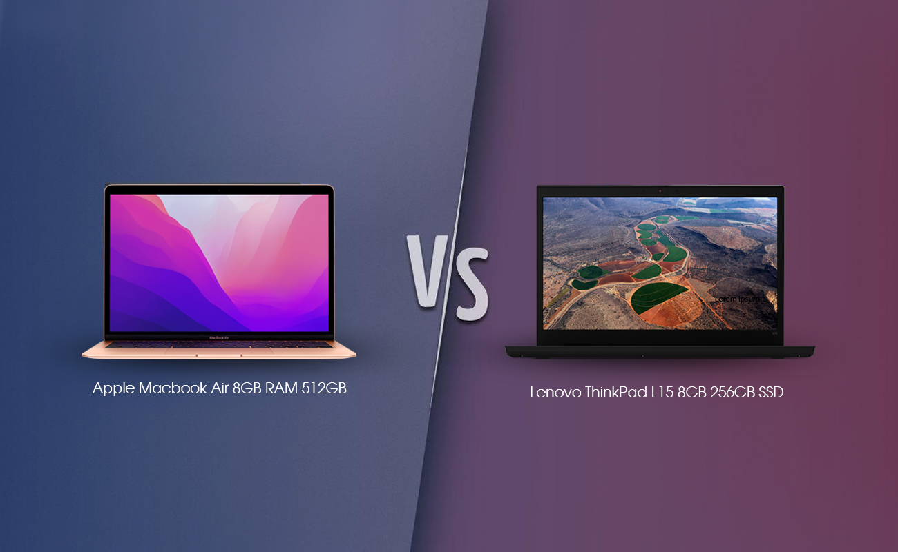 Lenovo ThinkPad L15 or Apple MacBook Air 13